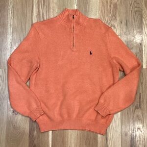 Men’s Polo by Ralph Lauren 1/4 zip Sweater, Size Large
